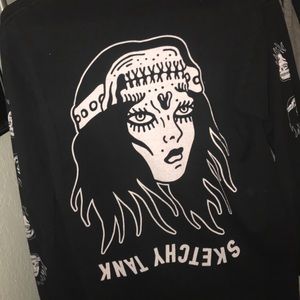 SKETCHY TANK LONGSLEEVE